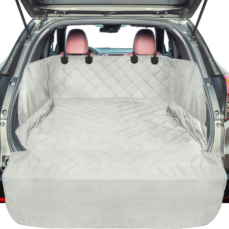 Veckle Cargo Liner, SUV Cargo Cover for Dogs with Side Flaps Hammock Water Resistant Nonslip Dog Seat Cover Cargo Area Protector Scratchproof for SUVs Sedans Vans - Image 1